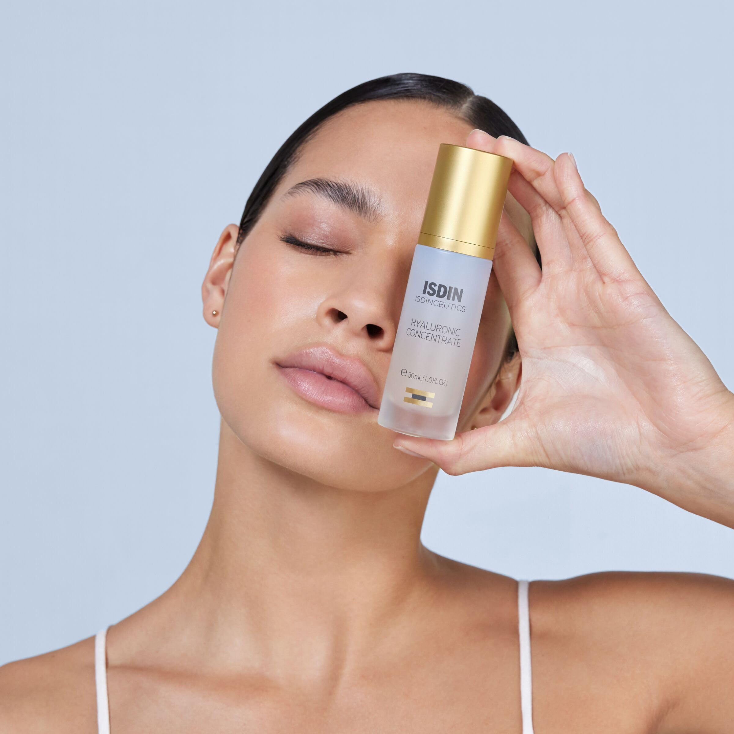 ISDIN Isdinceutics Hyaluronic Concentrate (30 ml) | Siero Viso Ultra-Idratante a Base di Acido Ialuronico | Idrata, Ridensifica e Leviga le Rughe | Consigliato per le Pelli Giovani