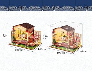 Amazon.co.jp: DIY ミニチュア ドールハウス キット ミニチュア