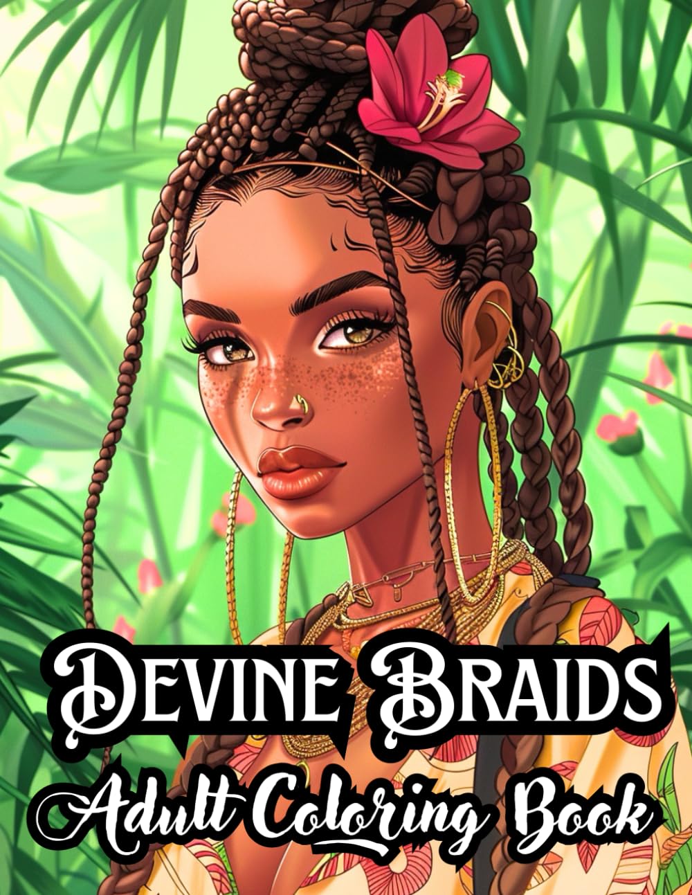 Braids Devine Braid: Adult Coloring Book: Devine Braids: Adult Coloring Book – A Celebration of Braided Hairstyles and Afro-Centric Beauty