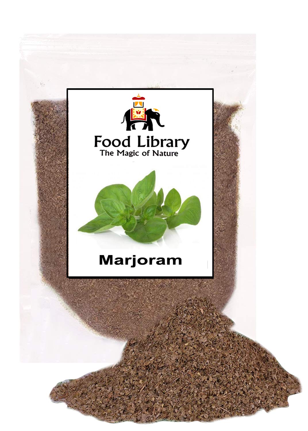 Food Library The Magic of Nature Dried Marjoram Seasoning (Herb), 200g