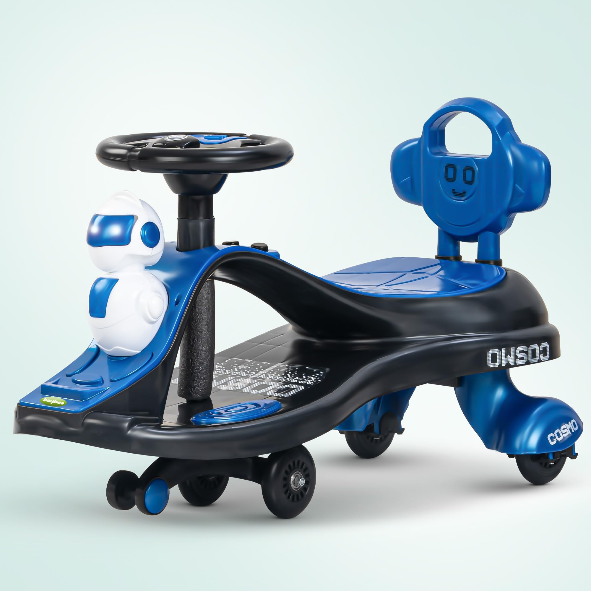 Baybee Cosmo Magic Swing Car for Kids, Twist & Go Ride on Toy With