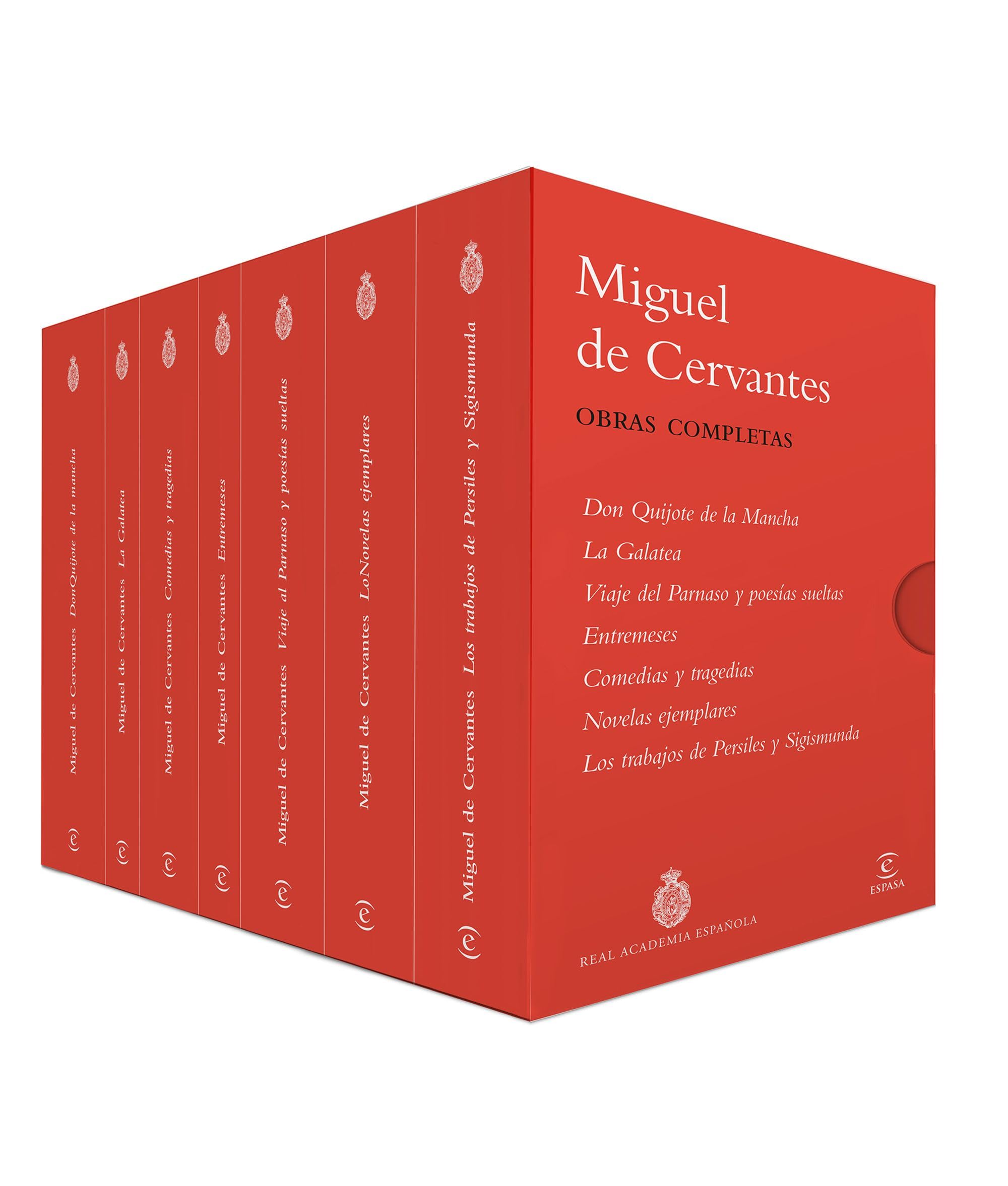 Estuche Obras completas Miguel de Cervantes (Biblioteca clásica básica RAE)