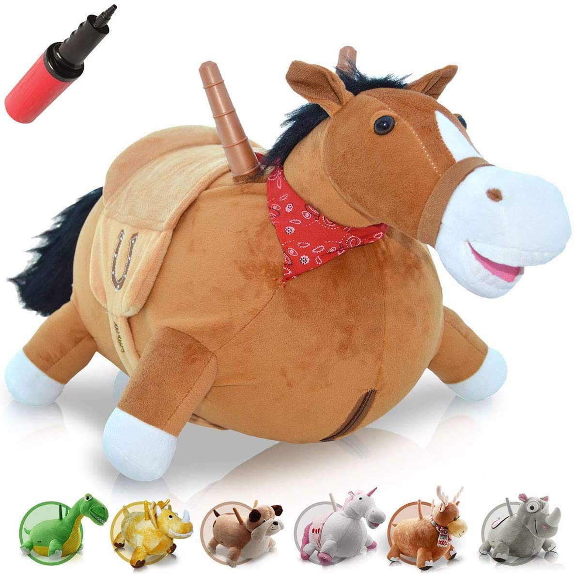 WALIKI Horse Hopper Ball For Kids Hippity Hop Jumping Hopping Ball Sit