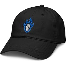 Anime Series Embroidered Soul Skull Fire Adjustable Baseball Hat