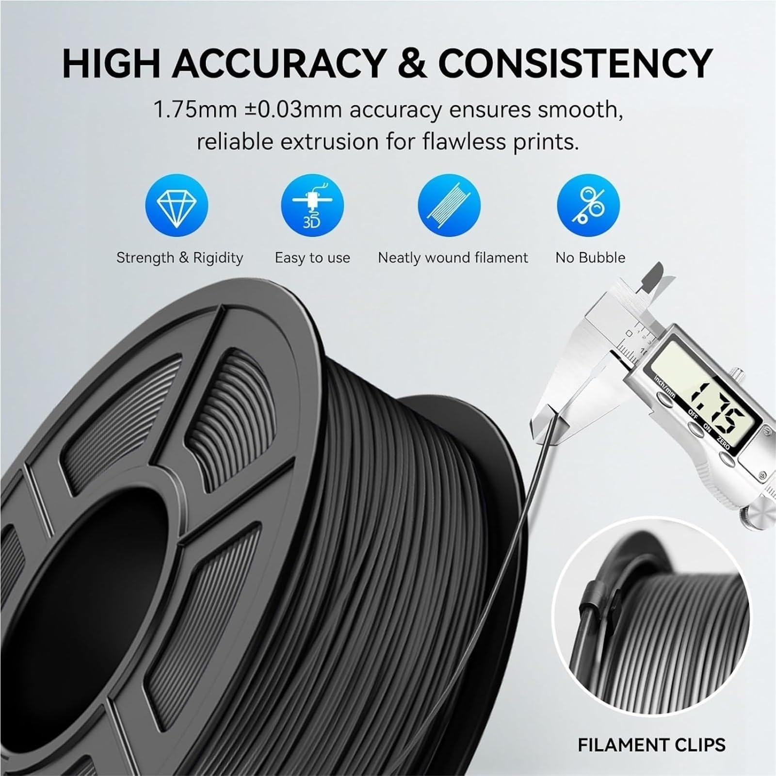Compatible For Les Imprimantes FDM Filament Souple 95A TPU 3D 1,75 Mm