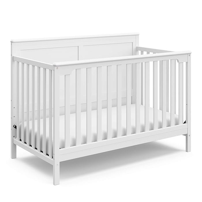 Buy Storkcraft Alpine 4in1 Convertible Crib (White) JPMA Certified