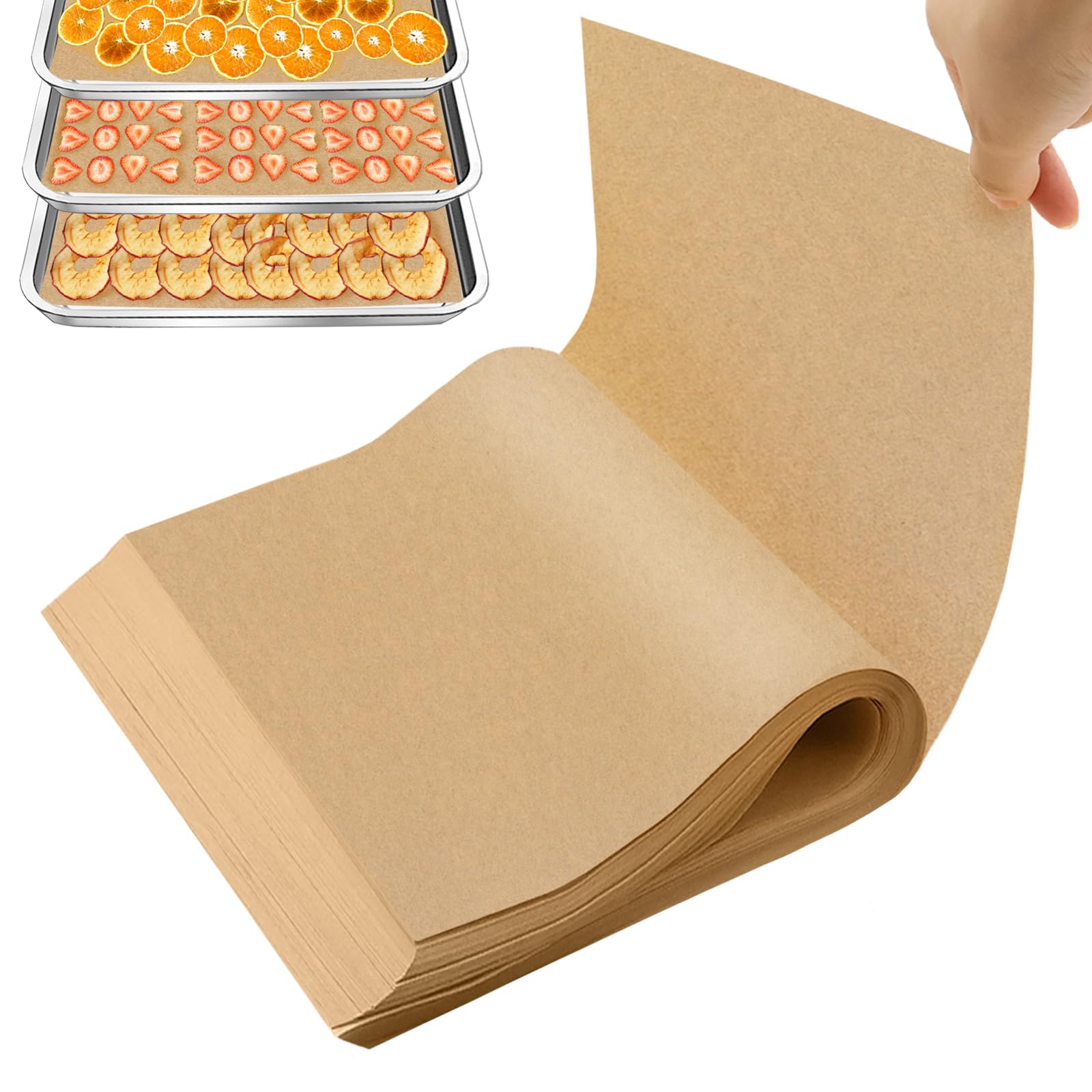 Tapis de lyophilisation pour Harvest Right - Lot de 200 feuilles grands plateaux antiadhésifs