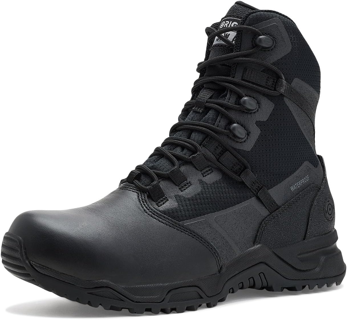 Original S.W.A.T. Alpha Fury 2.0 8" Side-Zip Waterproof Leather Polishable Toe