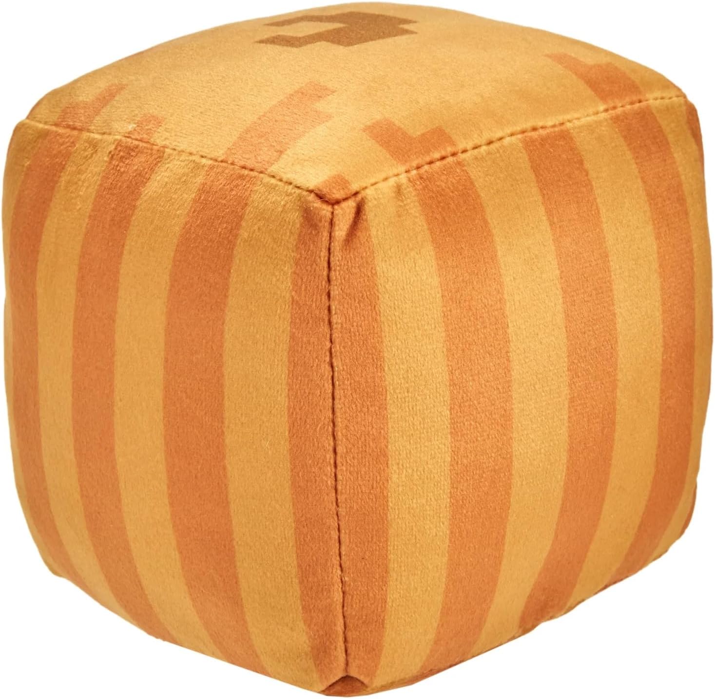 Minecraft Carved Pumpkin Plush Character, 8-inch Collectible Soft Doll Inspired by The Video Game