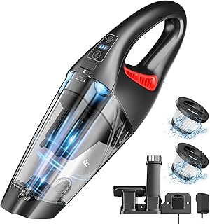 IMINSO Handheld Vacuum Cordless Hand Vacuum with 9000PA/LED, Dust Busters Hand Vacuum Cordless Rechargeable Car Vacuum Portable Mini Vacuum, Lightweight Held Vacuum Cleaner for Home/Car/Pet Hair