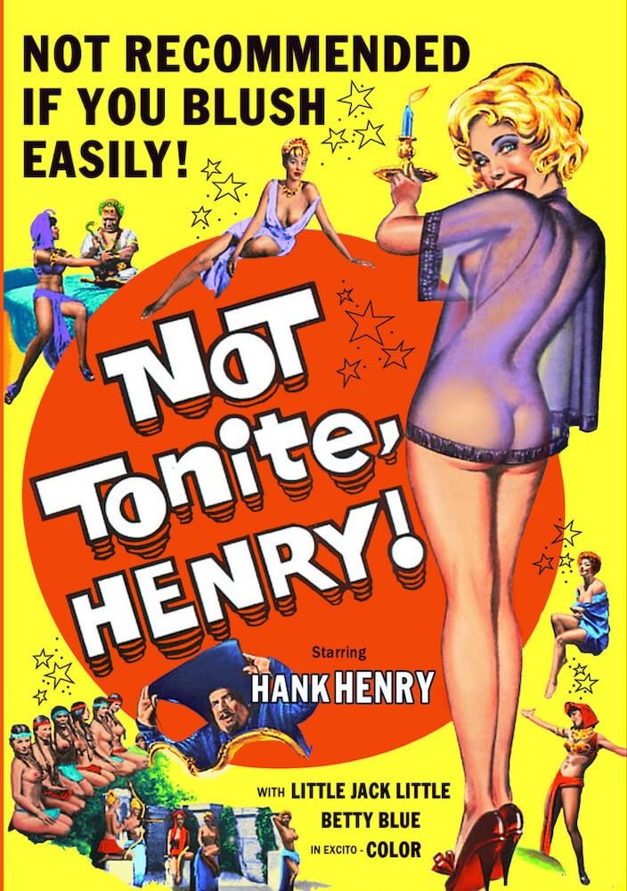 Película Not Tonite Henry! 1960 en DVD Región 1 edición Reino Unido de cine clásico culto