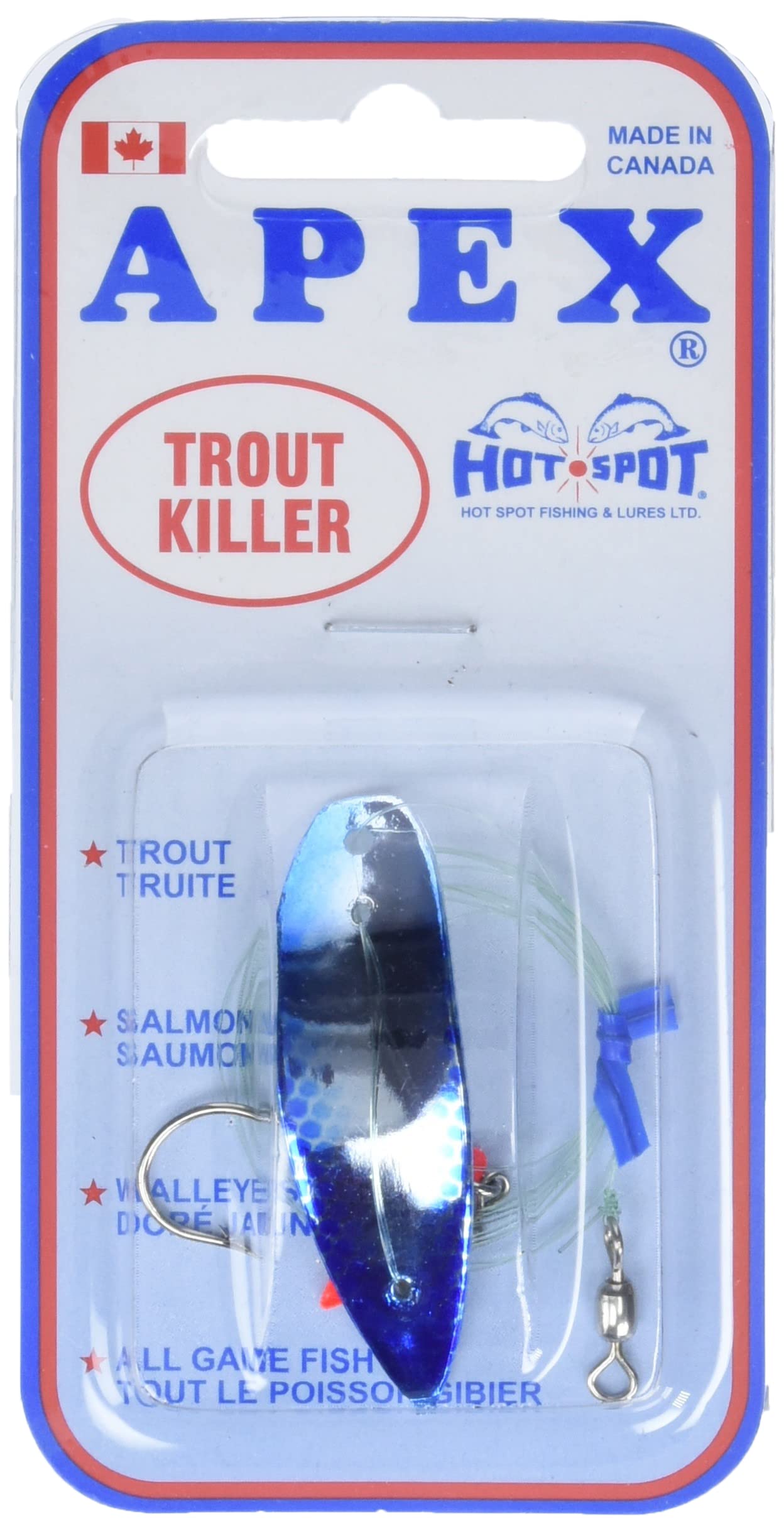 Apex Trout Lure, Chrome/Blue Scale, 1.5 : Amazon.ca: Sports & Outdoors Apex Trout Lure, Chrome/Blue Scale, 1.5 : Amazon.ca: Sports & Outdoors