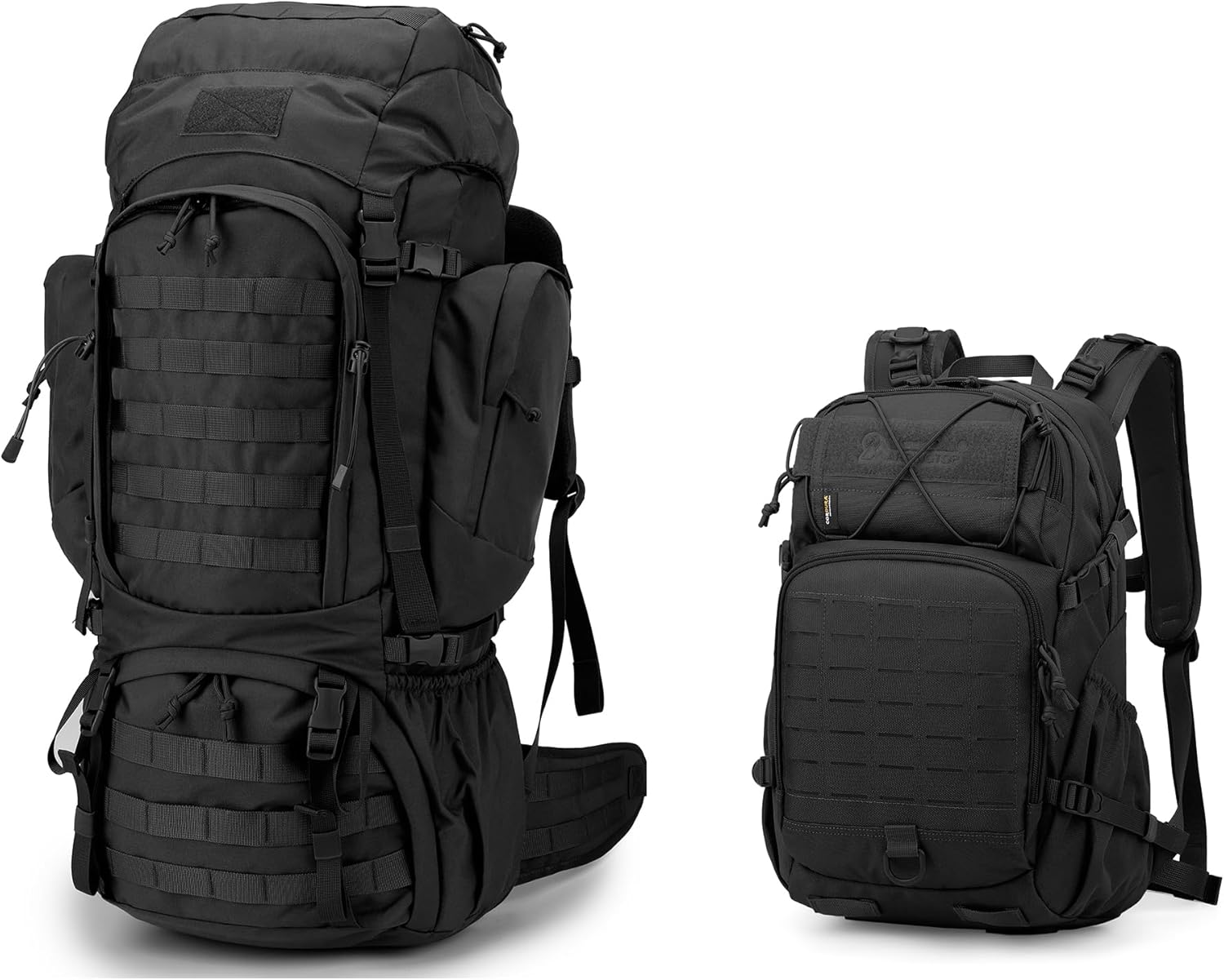 Mardingtop 60L Internal Frame Backpack + 25L Cordura Hiking Backpack