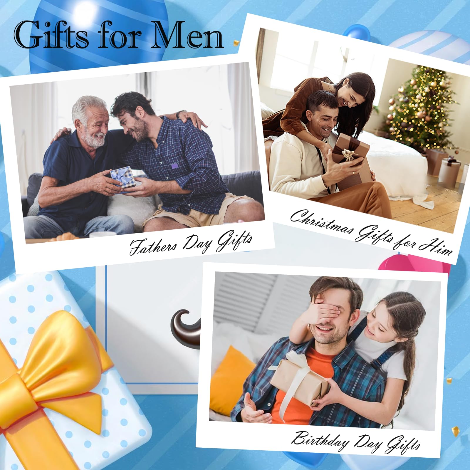 HundoPony Valentines Gifts for Him Men Husband Electric Lighter Rechargeable Lighter Type C Windproof Dual Arc Chritstmas Gifts for Father Dad Grandpa Camping Accessories Black - Image 2