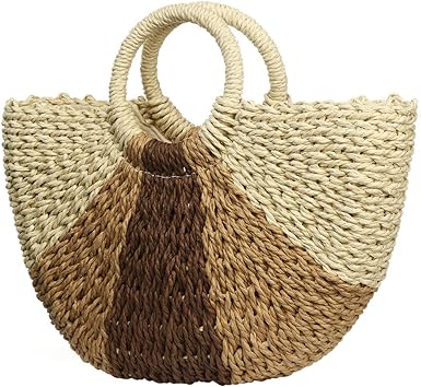 large straw bolsas for summer