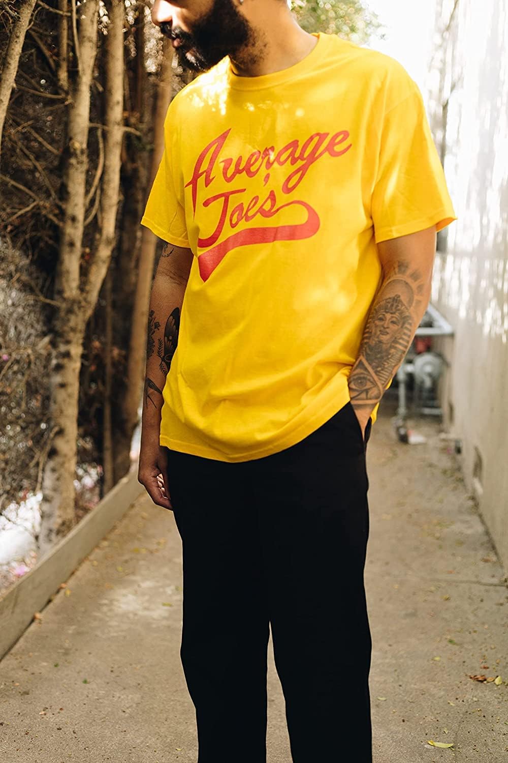 Dodgeball Average Joe's Gold Uniform Adult T-Shirt - Image 5
