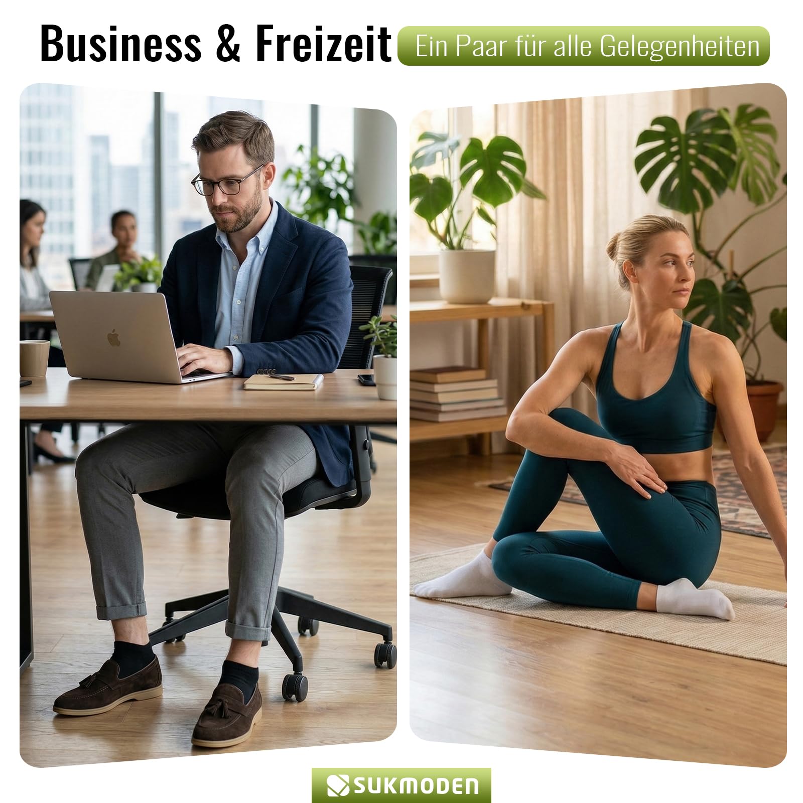 SukModen 12/24 Paia di Calzini da Sneaker per Uomo e Donna in Bambù, Anti-Odor Traspiranti Mezzi Calzini Morbidi, Calzini Corti per Uso Quotidiano, Tempo Libero, Shopping e Casa