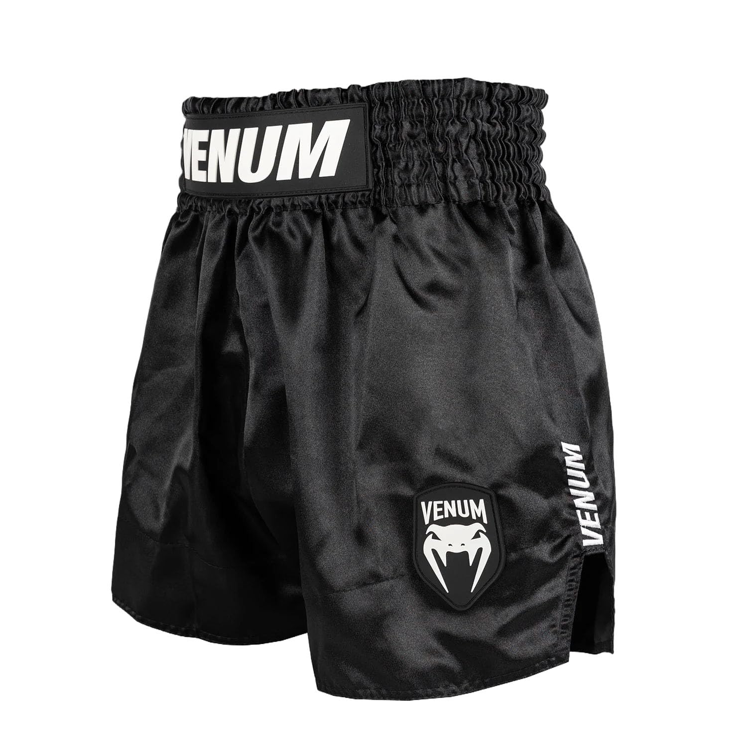 Venum Classic Evo Pantaloncini Muay Thai - Nero/Bianco - XS