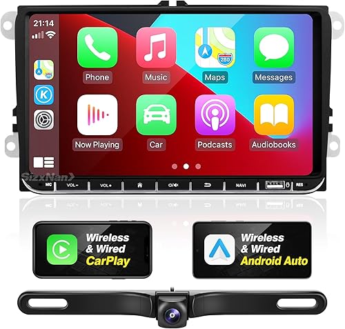 SizxNanv Pantalla táctil Android 10 compatible con Carplay Android Auto, radio de automóvil estéreo Bluetooth, medios de navegación GPS, WIFI unidad disponible en Yaxa Colombia