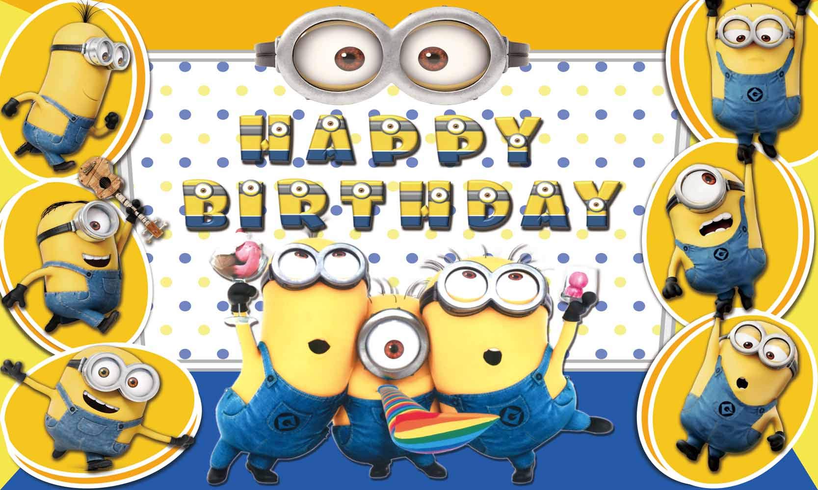 Minion Happy Birthday Banner