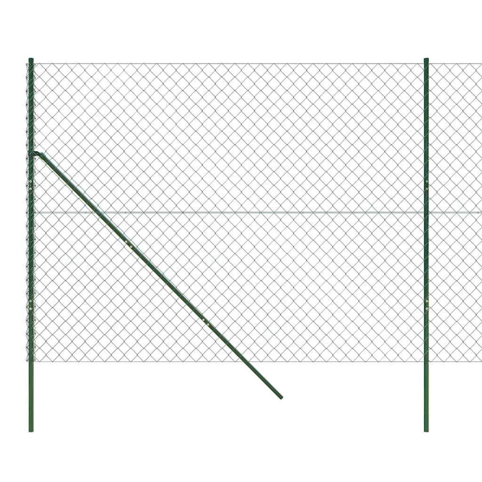Homgoday Recinzione di filo verde 1,4 x 10 m, recinzione a rete, tensione recinto cablato, rete per piante e animali, molteplici usi