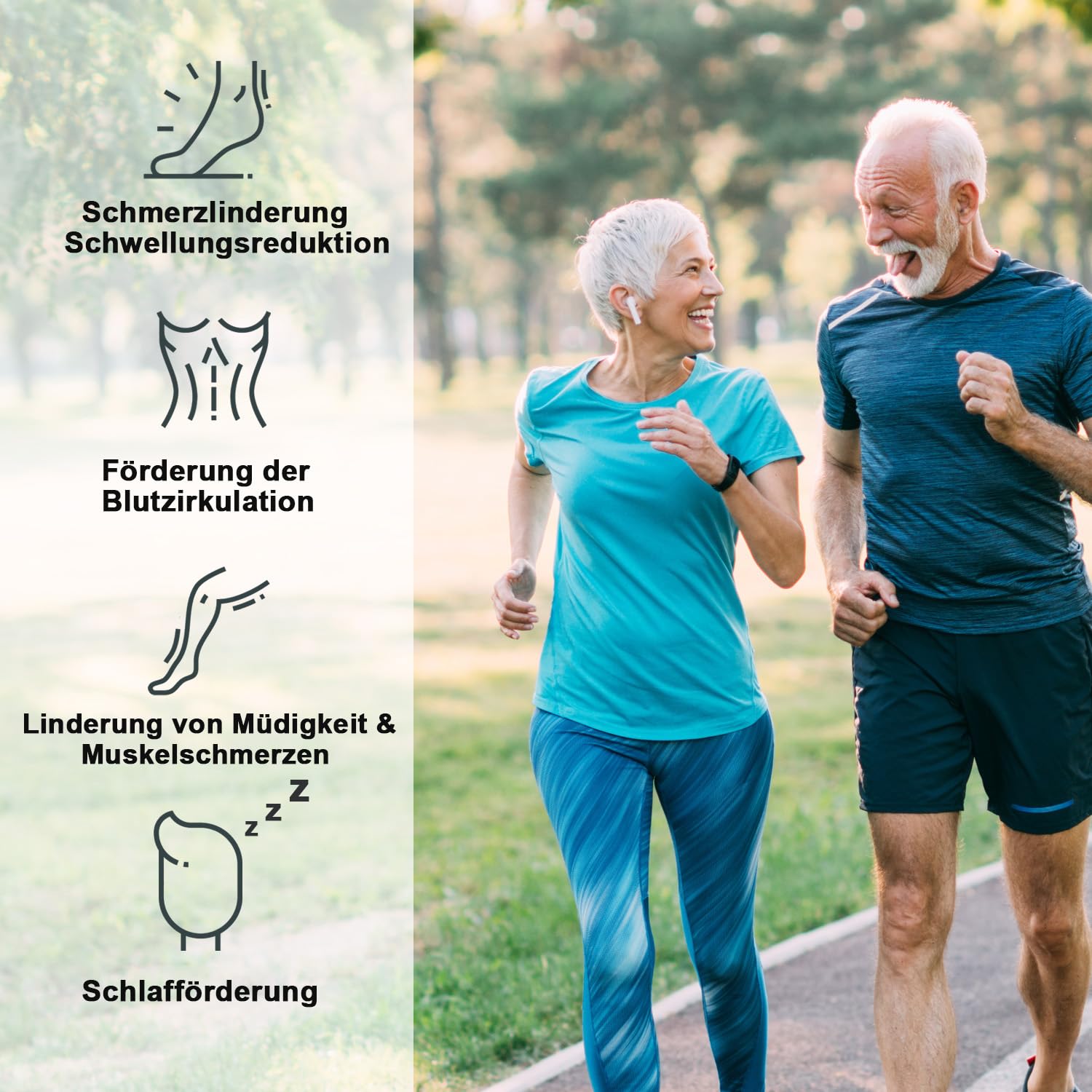 Medic Durchblutungs-Stimulator für Füße & Beine, EMS Fußmassagegerät mit 10 Modi & 20 Intensitätsstufen, Fussmassagegerät mit 4 Elektrodenpads, Lindert Schmerzen und fördert die Durchblutung.