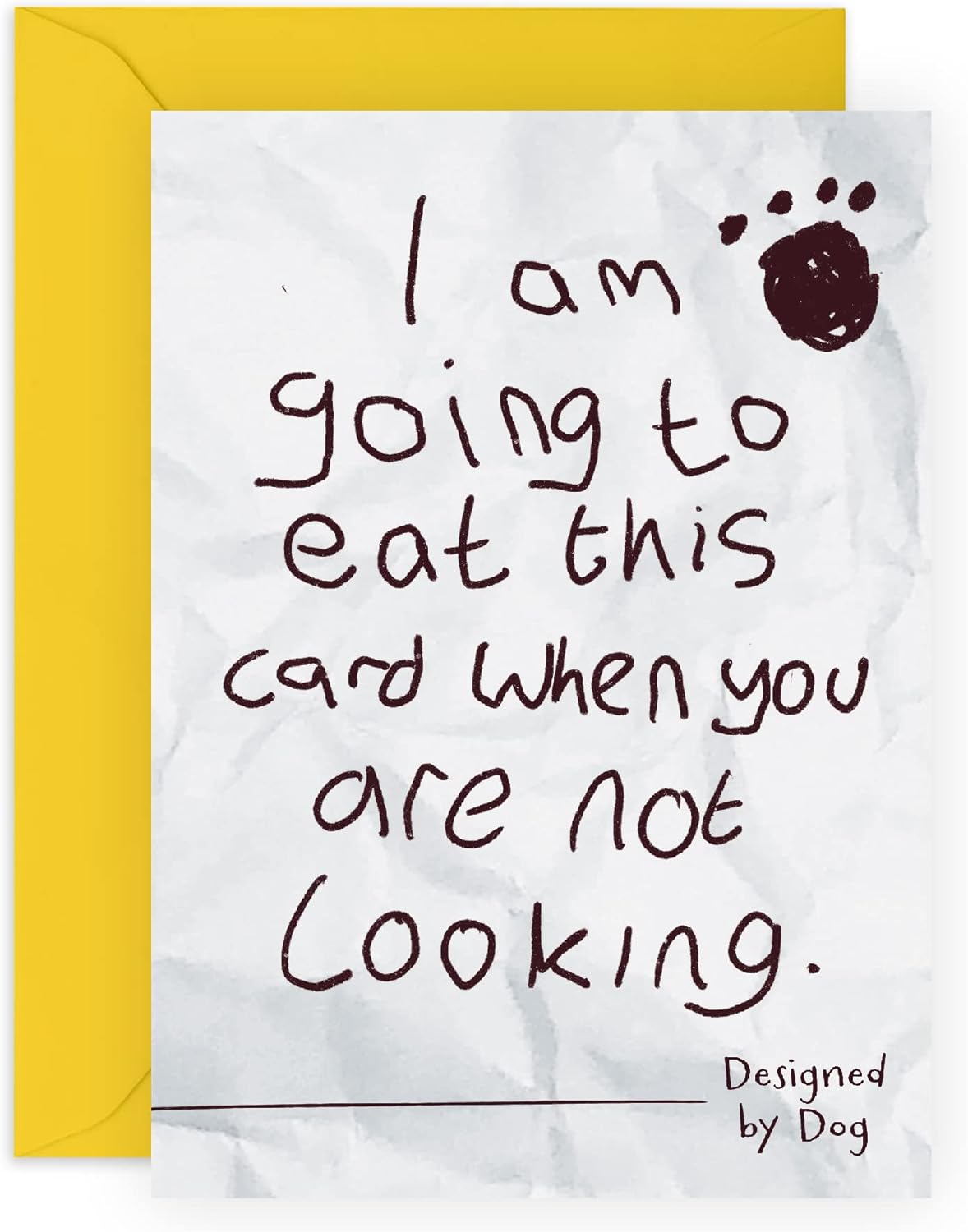 CENTRAL 23 Cute Birthday Card from Dog Funny Dog