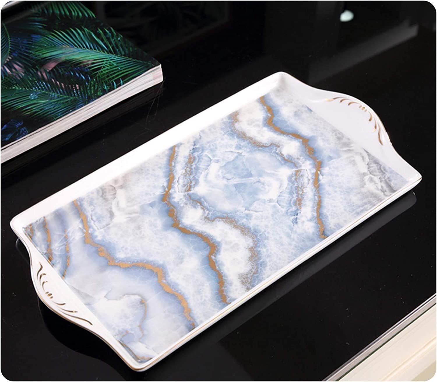 Zestaw Akcesoriów łazienkowych Ceramiczny Zestaw Akcesoriów Łazienkowych Moda Marmurowy Wzór Zestaw Łazienkowy W Stylu Europejskim Na Prezent Na Parapetówkę Zestaw łazienkowy (Size : C)