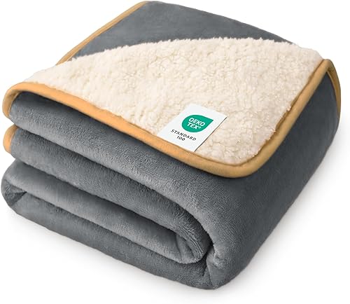 Luciphia Manta impermeable para perro, lavable, reversible, de forro polar, sherpa, para cama, sofá, suave, a prueba de líquidos, a prueba de orina,
