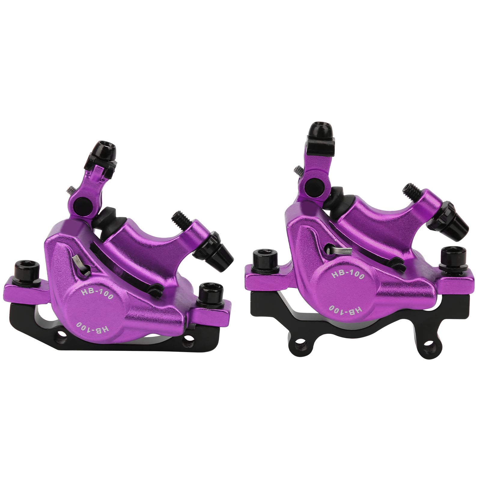 2 pièces en Alliage d'aluminium Dispositif de Frein à Disque de vélo de Montagne Accessoire de vélo Pliant système de Frein à Disque hydraulique Forte Force de freinage pour vélos