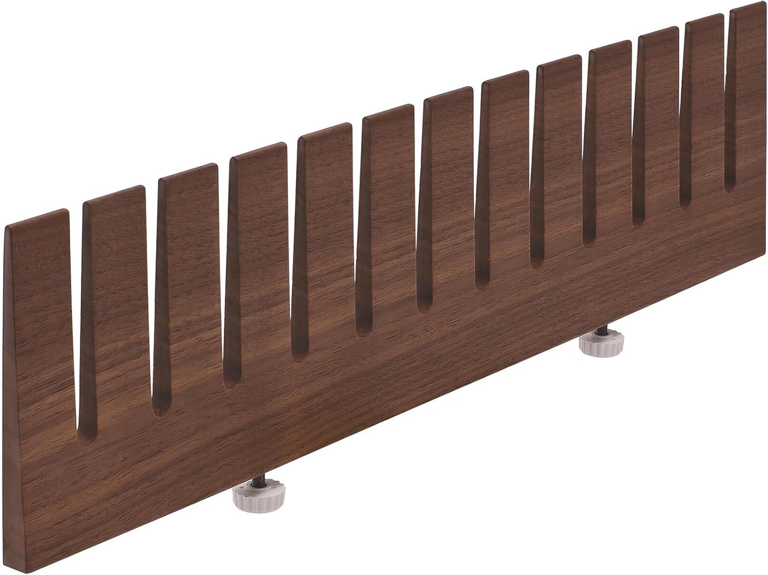 BRIXWELL QHEH-001 Plate Rack for Fineline Base Plate, Black Ash Wood, 18 5/6" x 4 5/7"
