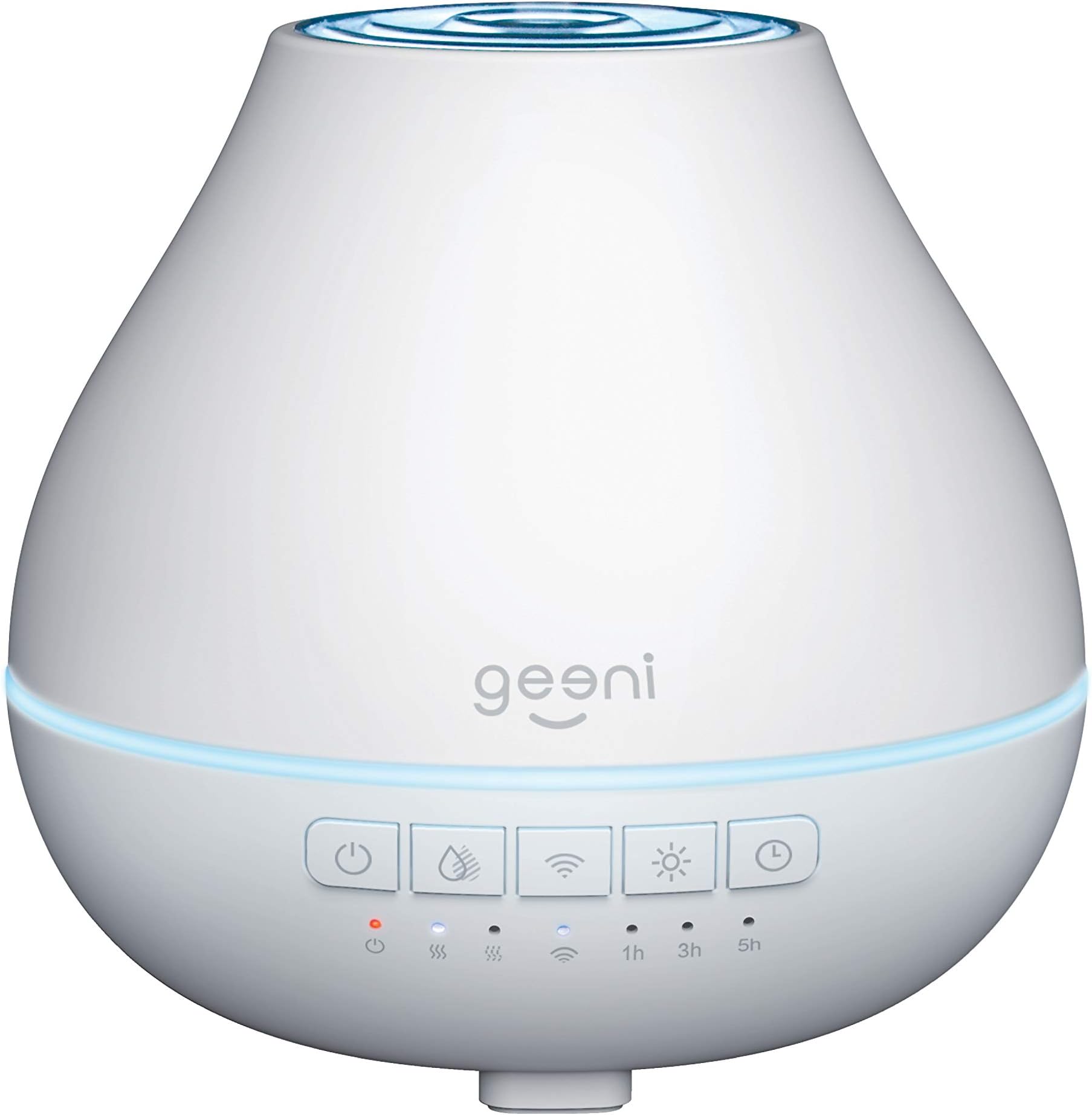 Geeni Smart Wifi Essential Oil Diffuser - Works With Alexa & Google Home โ Phone App & Voice Control - 200ml Ultrasonic Aromatherapy Diffuser & Humidifier - Create Schedules - LED & Timer Settings