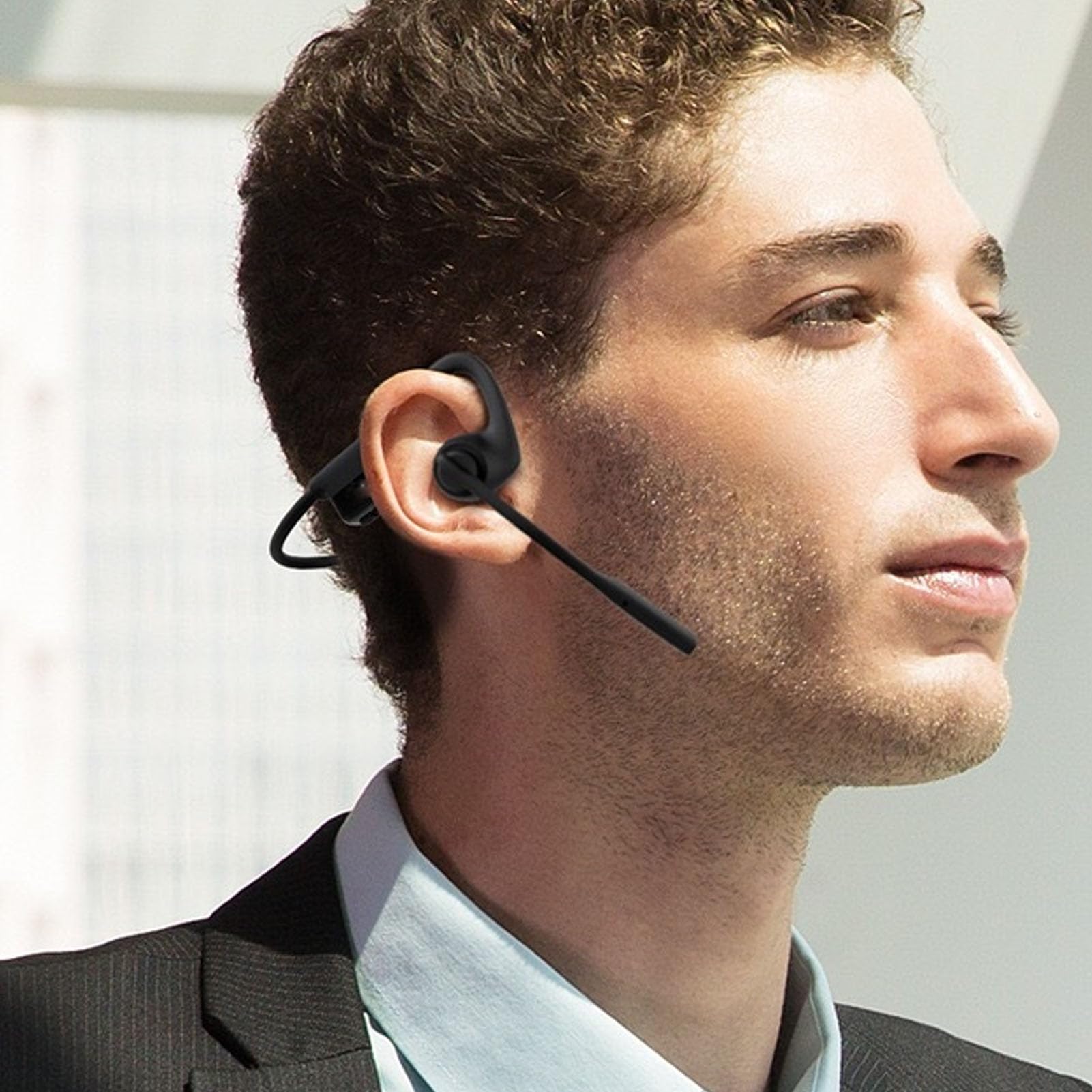 Sxhlseller Casque à Conduction Osseuse Bluetooth 5.3 avec Réduction de