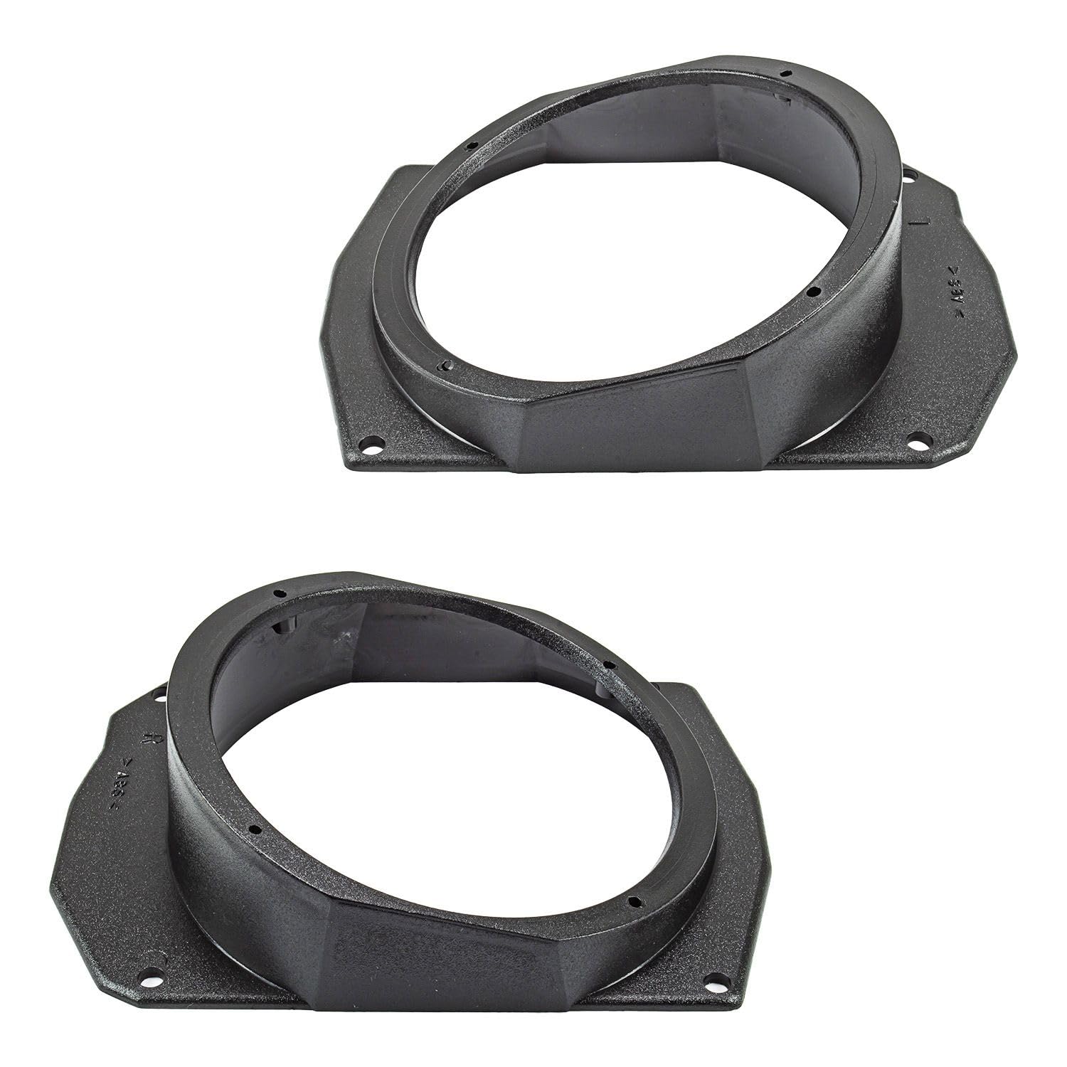 tomzz Audio 2834-009 Anneaux de Haut-parleurs Adaptateurs Supports compatibles avec Mercedes Classe C W202 Porte arrière pour Haut-parleurs DIN 120mm