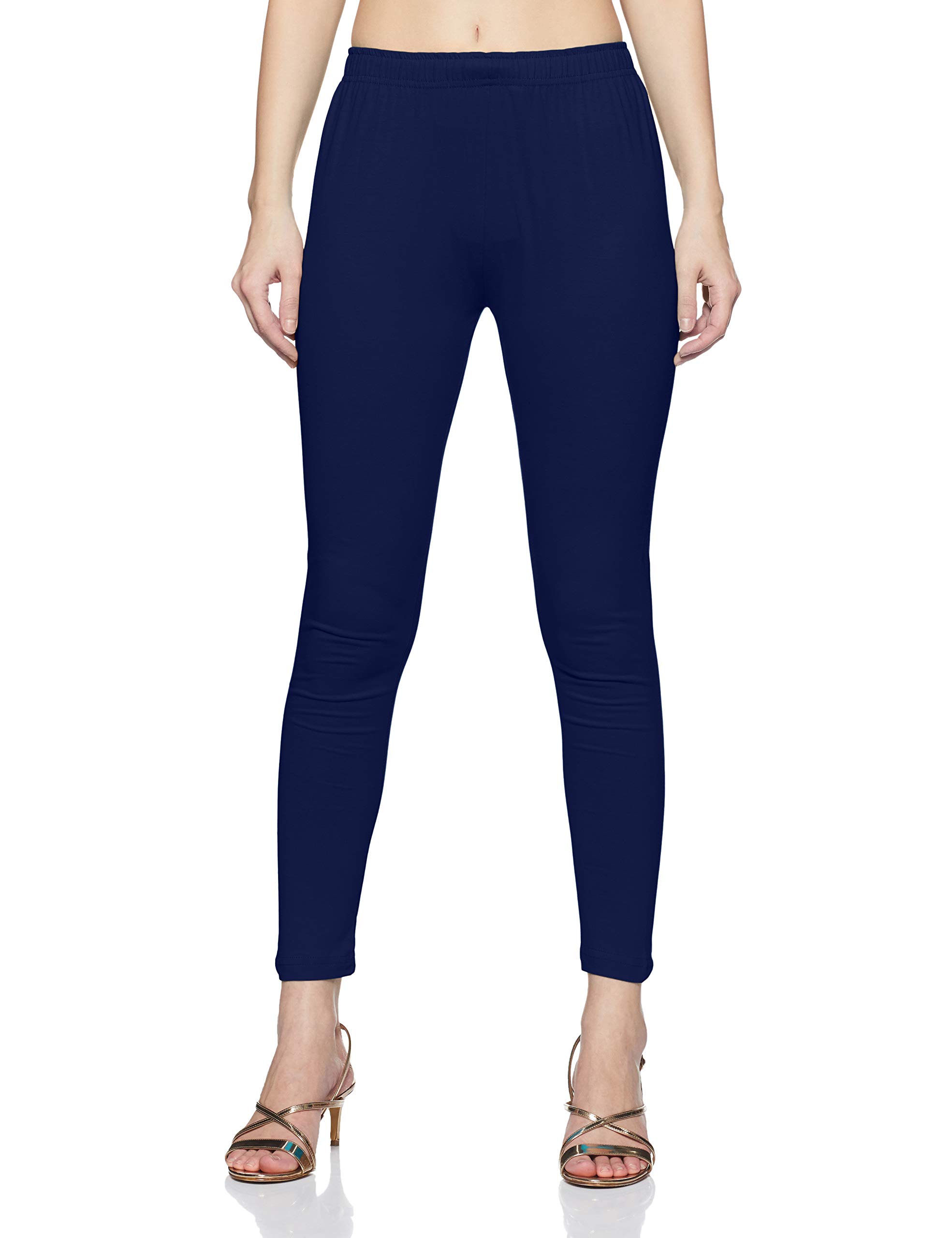 rangriti Mustard Cotton Leggings for Women-picture-11