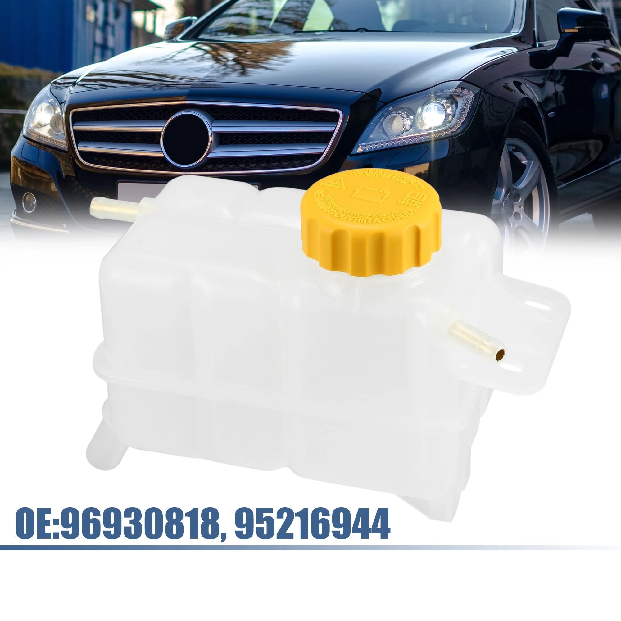 Bouteille Expansion Liquide Compatible Avec C&evrolet Pour Aveo 2007 2008 2009 2010 2011 Réservoir D'expansion Liquide Refroidissement Moteur Voiture 6357121407A