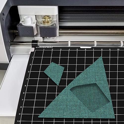 Miniatura 4 de DOOHALO - Alfombrilla de corte para máquina de Cricut y Cricut Explore Air2One, máquina de corte inteligente Expression, de 12 x 12 pulgadas,