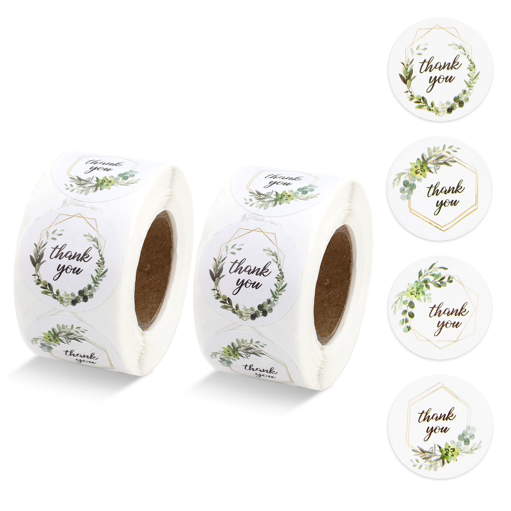 Photo 1 of 1000Pcs Thank You Stickers, 1 Inch Round Thank You Stickers for Small Business, Self-Adhesive Waterproof Labels for Orders, Handmade Goods, Greeting Cards, Gift Wraps, Gift Bags, Boxes, Envelope Seals