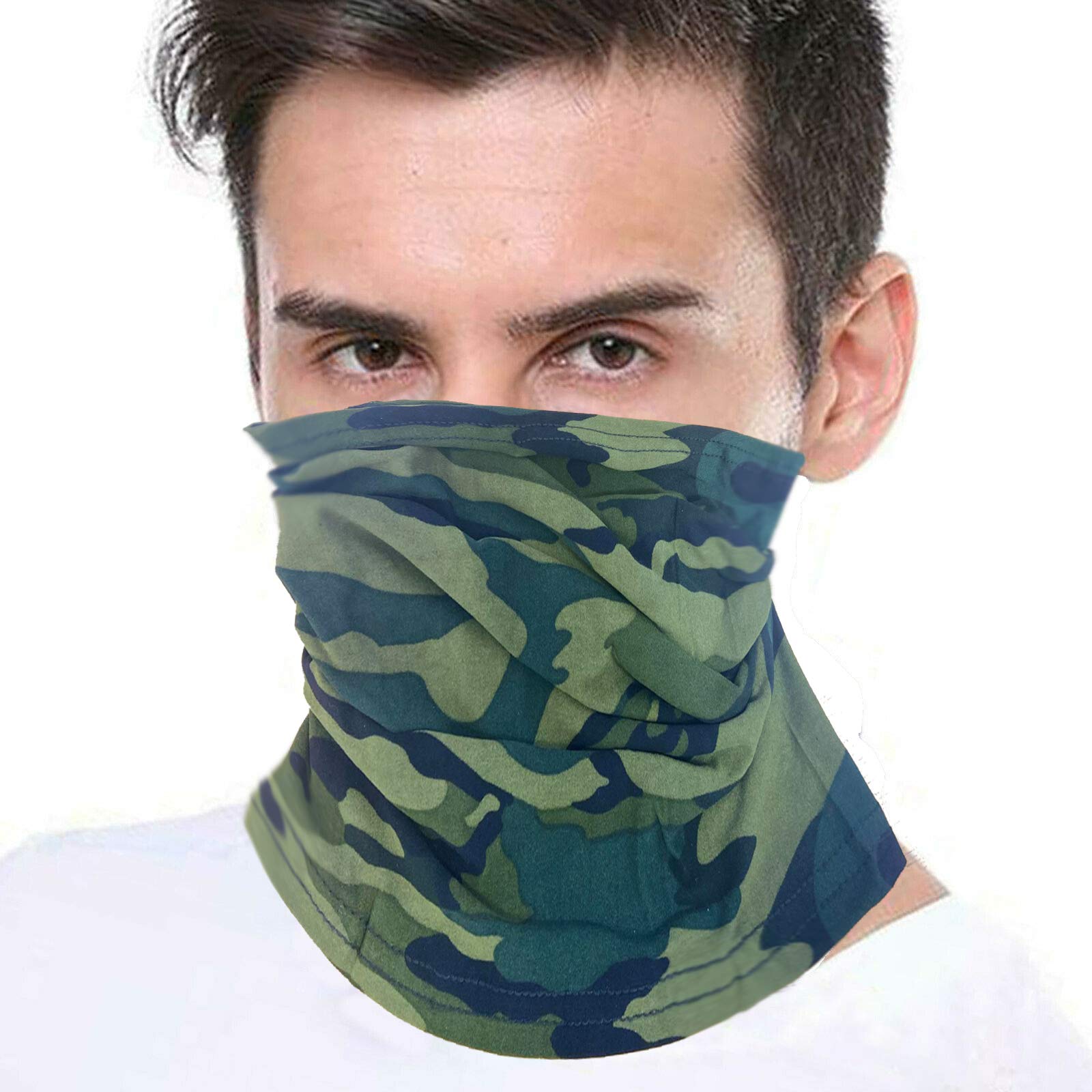 Fashion Review Men's Camo Gimbles® New Uflage Motorbike Neck Lightweight Face Covering Mask Snood