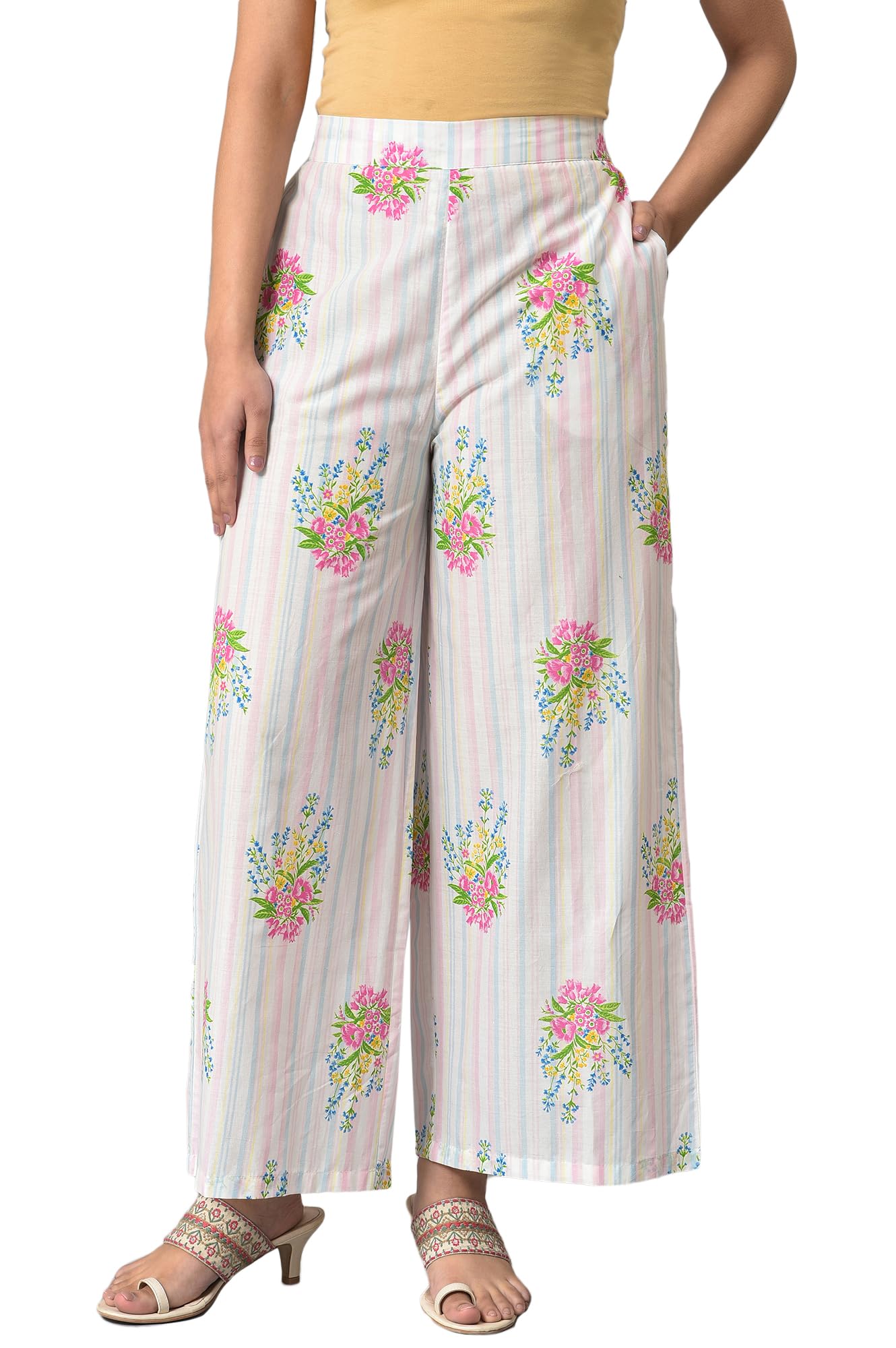 w for woman Women's Regular Fit Pants-picture-14