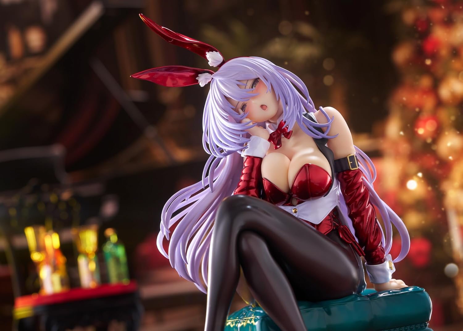 Plum She Laughs Shy…I Feel Ashamed : Amagasa Tsuduri (Christmas Santa Bunny Ver.) 1:7 Scale PVC Figure
