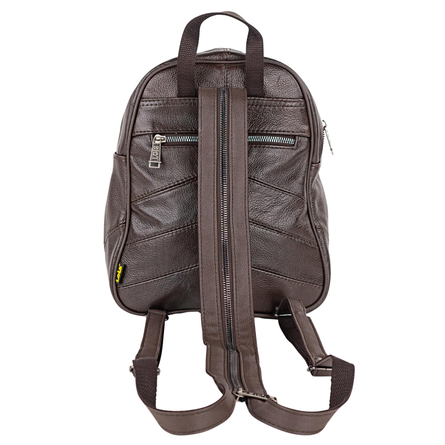 Zainetto Unisex in Vera Pelle, Mini Zaino Compatto per Città e Viaggio, Tas