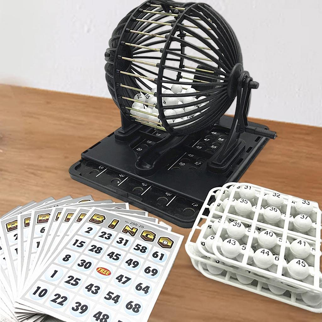 Wiederverwendbare Bingo Lotto Maschine, Bingo Chips für Partyunterhaltung, Puzzle