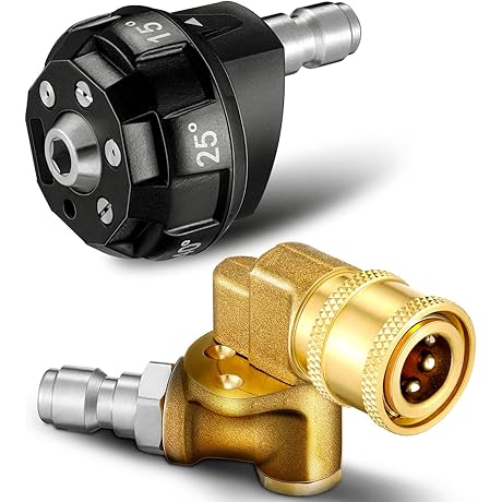 2-Pack Pivoting Coupler for Pressure Washer