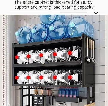 Large 2-Tier Metal Over Sink Dish Drying Rack with Flip-top Door Dish Organizer Rack with Removable Cutlery Basket and Drip Tray for Plates Bowl Sink(White,95CM/37.4IN)