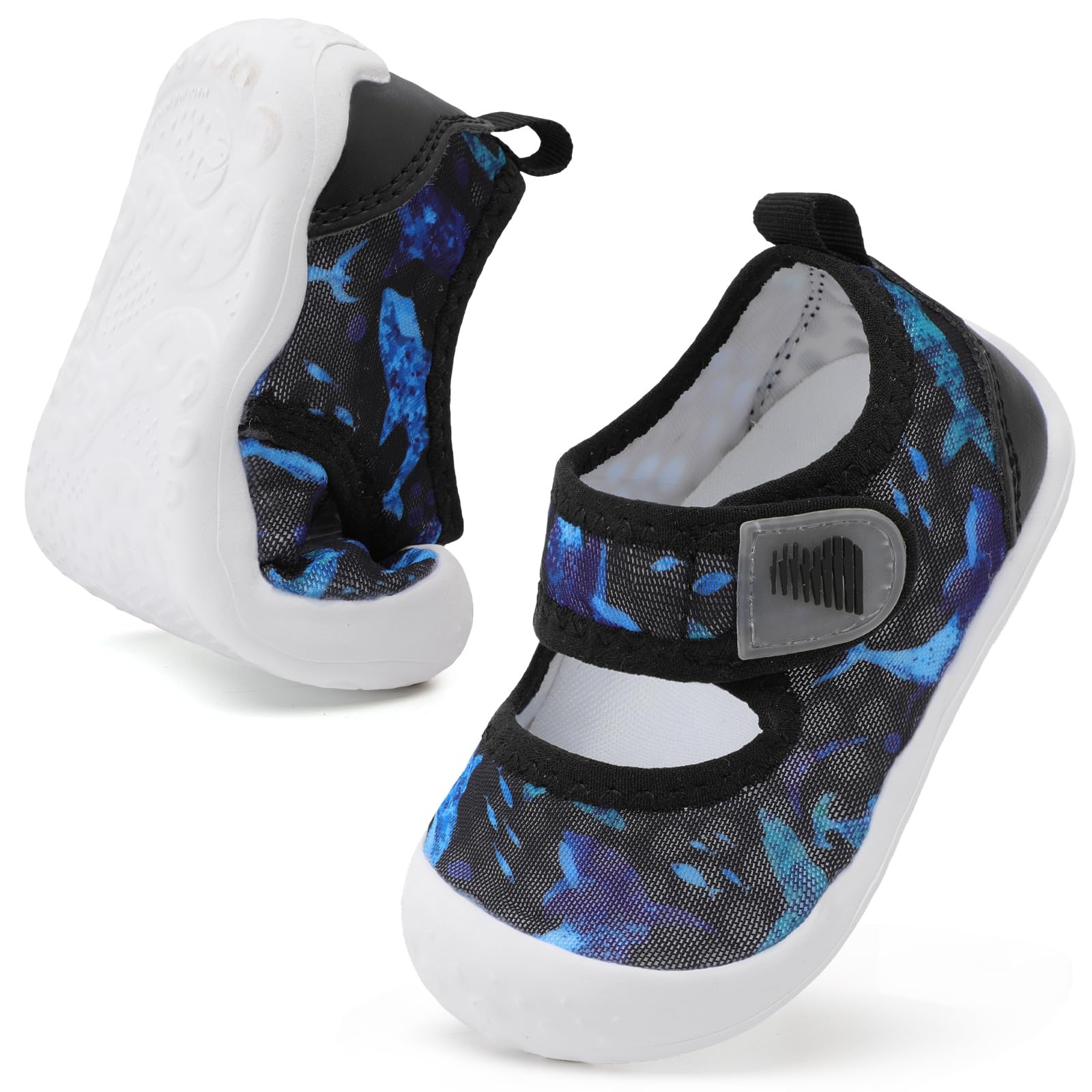 BARERUN Toddler Water Shoes Barefoot Water Shoes for Kids Baby Wide Aqua Socks with Arch Support Quick-Dry Breathable Boys Girls Sandals Walking Shoes for Beach Swim Pool Shoes