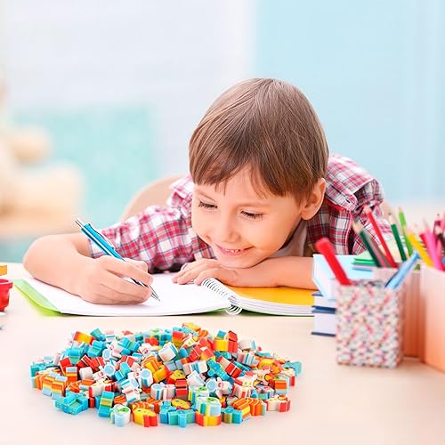 Miniatura 5 de 240 borradores espaciales, mini borradores espaciales para niños, borradores de astronauta, cohete OVNI de nave espacial para niños, recuerdos de