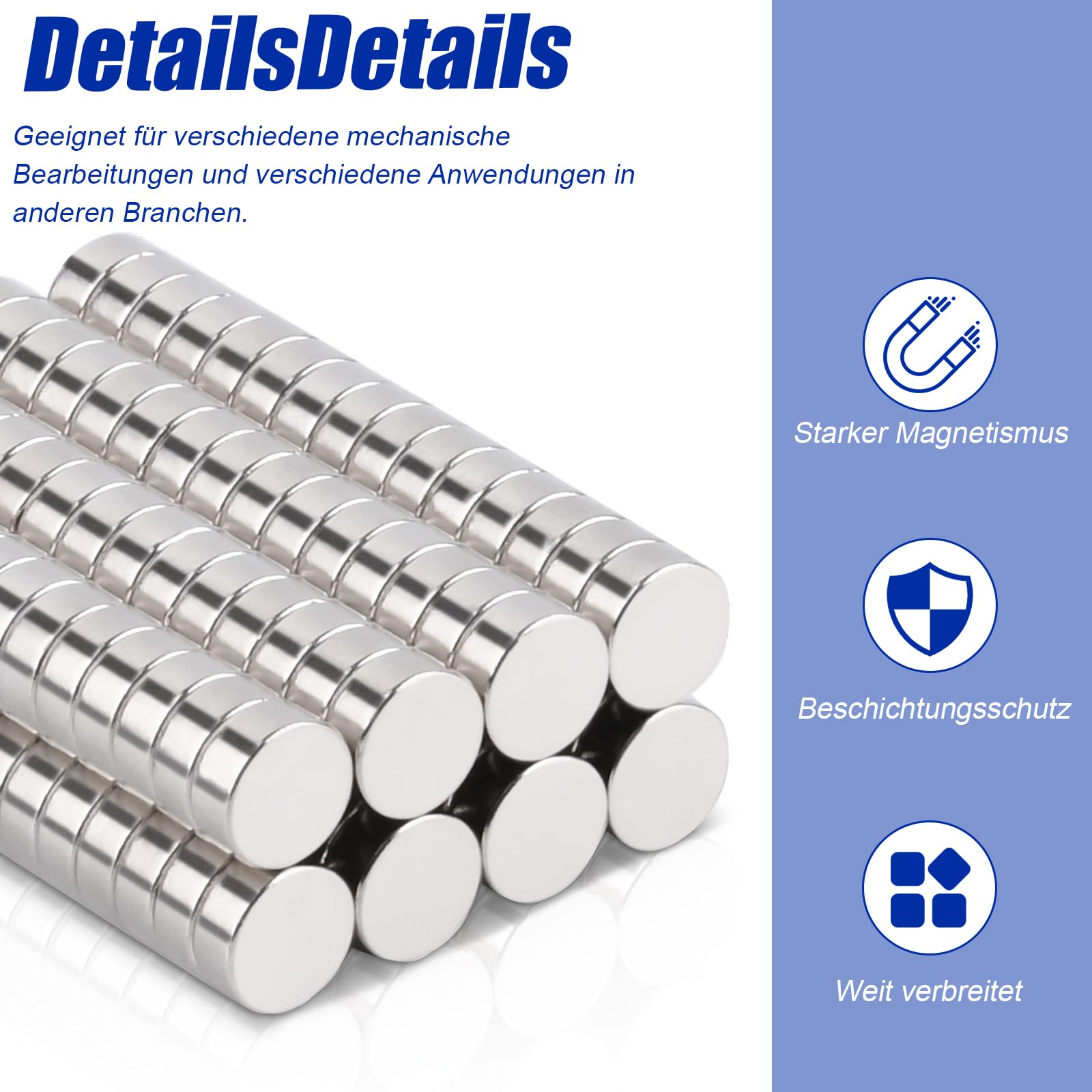 200 Pcs Neodymium Disc Magnet - Image 3
