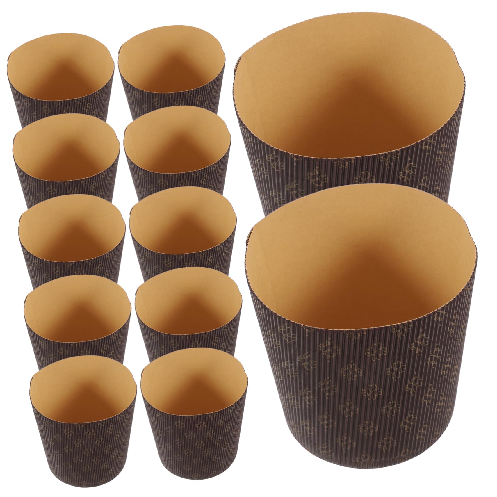 Moldes de papel para cupcakes de alta calidad PRETYZOOM, cápsulas resistentes a la grasa