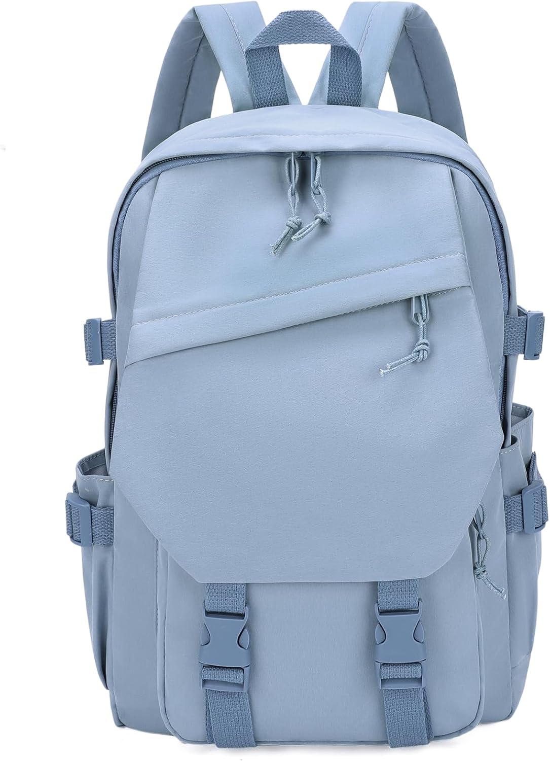 GAEKEAO Classical Basic Travel Backpack for Women and Men Lightweight Travel Workout Sports Backpack Casual Daypack, Blue